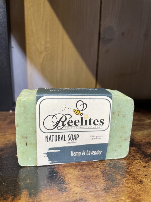 Beelites-Hemp&Lavender-Soap-110g