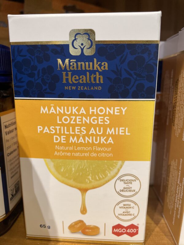 MānukaHealth-Honey&LemonLozenges-65g