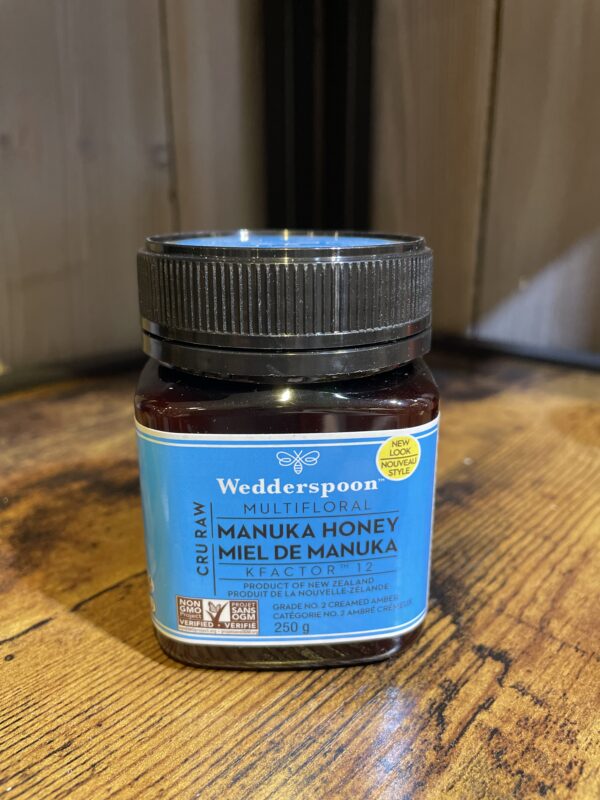 Wedderspoon-Manuka-Honey-KFactor12-250g.