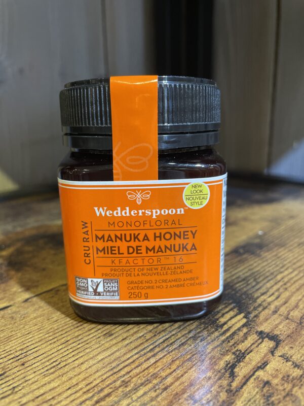 Wedderspoon-Manuka-Honey-KFactor16-250g