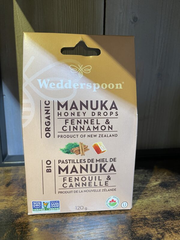 Wedderspoons-Organic-Manuka-Honey-Drops-Fennel&Cinnamon-120g