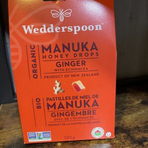 Wedderspoons-Organic-Manuka-Honey-Drops-Ginger-120g