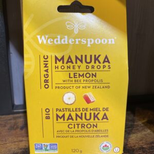 Wedderspoons-Organic-Manuka-Honey-Drops-Lemon-120g