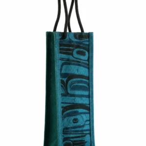 Raven Transforming Jute Wine Bag